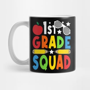 1st Grade Squad Teachers Boys Girls Funny Back To School Mug